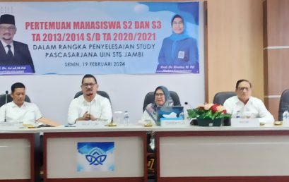 Kabar Gembira! UIN STS Jambi Berikan Kemudahan Pembiayaan Untuk Penyelesaian Studi Mahasiswa Pascasarjana 