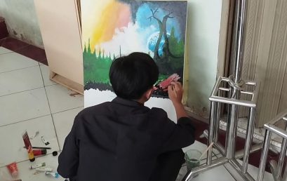 Semarak Perlombaan Kaligrafi Kontemporer di Sutha Ramadhan Fair 2024