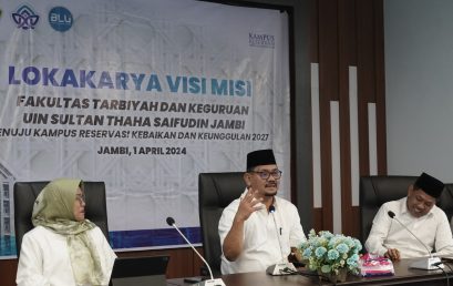 Rektor Buka Lokakarya Visi-Misi FTK UIN STS Jambi