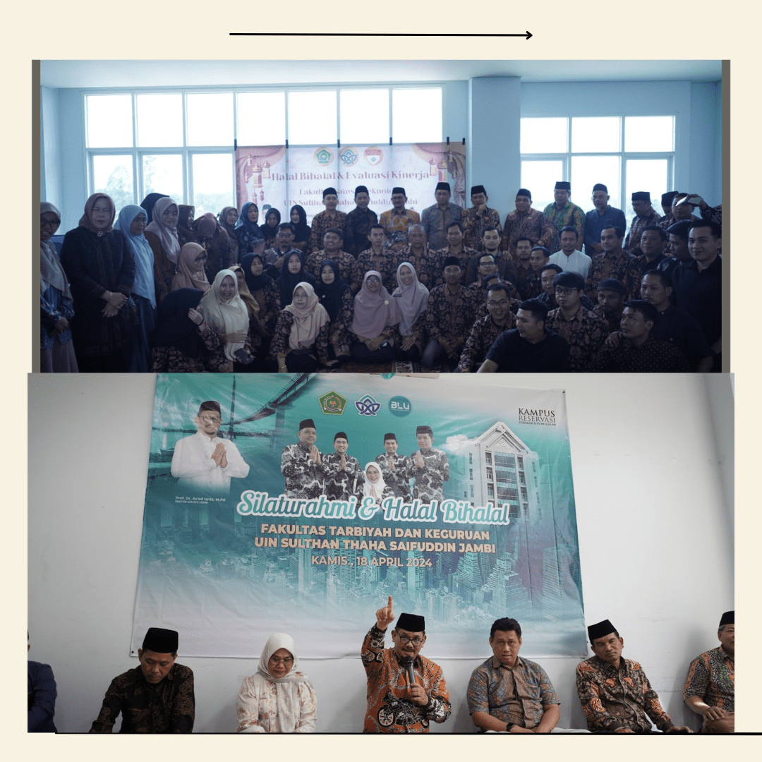 Rektor UIN STS Jambi Beserta Rombongan Halal Bihalal di FTK dan Fakultas Saintek Rektor UIN STS Jambi Beserta Rombongan Halal Bihalal di FTK dan Fakultas Saintek